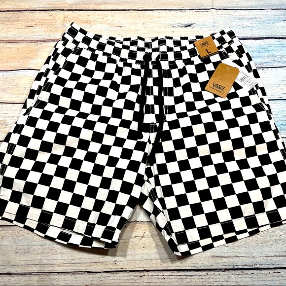 Vans Checkerboard Shorts Mens Nwt 